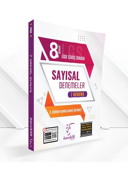 8. Sınıf LGS Sayısal Konu + Sayısalmix Yeni Sorular + Deneme Seti indirimleri