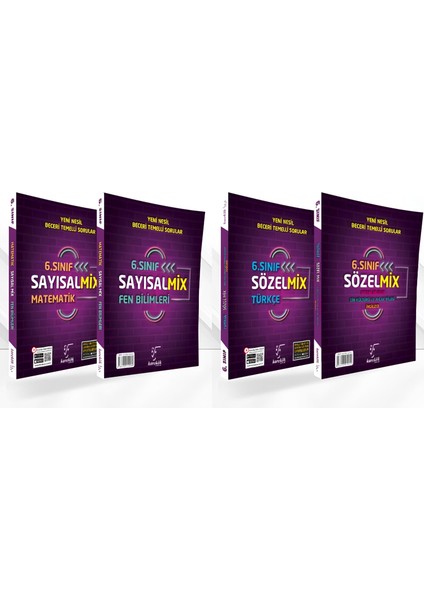 6. Sınıf Sayısal-Sözel Mix Seti (Yeni Nesil Sorular)