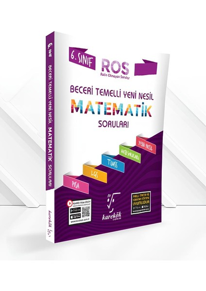 6. Sınıf Yeni Nesil Beceri Temelli Türkçe-Matematik Seti (Ros)