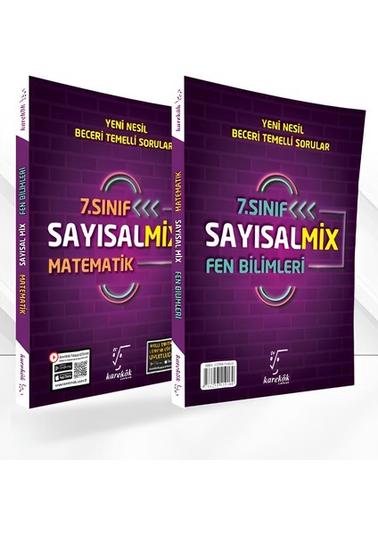Güncel 7. Sınıf Sayısal Mix (Matematik-Fen Bilimleri)