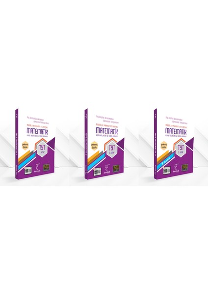 TYT Matematik 1-2-3 Kitap Mps (Modüler Piramit Sistemi) 2024 Full Set