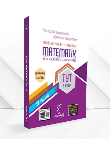 TYT Matematik 1-2-3 Kitap Mps (Modüler Piramit Sistemi) 2024 Full Set