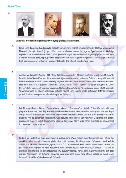 7. Sınıf Sözel Mix (Türkçe-Sosyal Bilgiler-Din- İngilizce) fiyatları