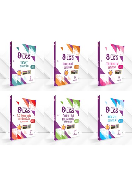 8. Sınıf LGS Deneme Tüm Dersler Modüller Seti
