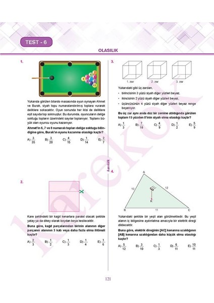 Güncel AYT Matematik Soru Bankası