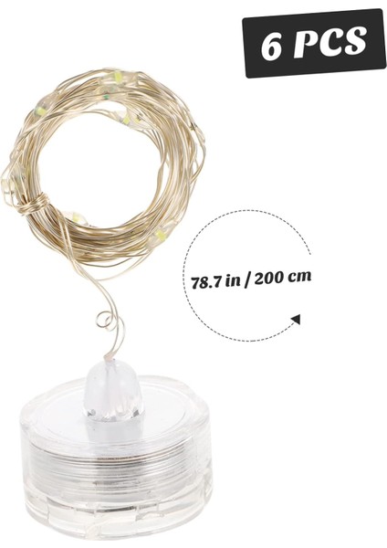Adet Dize Mum Bakır Tel Işık Dize Bahçe Işıkları Dekoratif Mini Mumlar Bebek Dekor LED Düğme Pil Işığı Veranda Işıkları Peri Pırıltı Işık Erik Çiçeği Pil Işığı (Yurt Dışından)