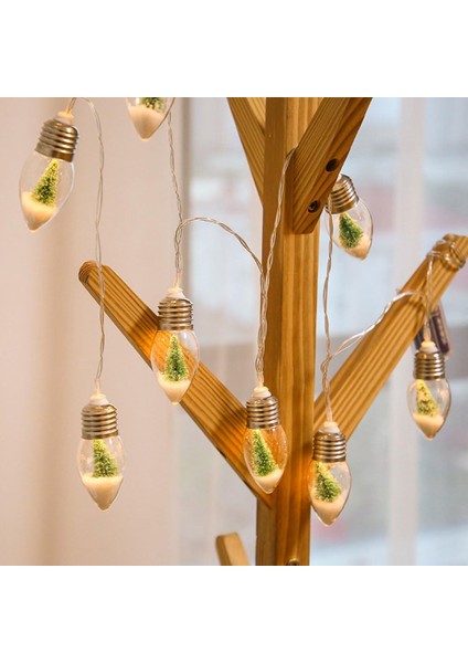 1-Pack 9.84 Feet 20 Işıklar LED Dileğiyle Şişe Noel Işık Dize Pil Kutusu Çam Kozalağı Yaratıcı Asılı Dekoratif Işıklar (Yurt Dışından)