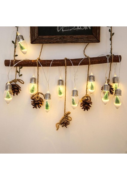 1-Pack 9.84 Feet 20 Işıklar LED Dileğiyle Şişe Noel Işık Dize Pil Kutusu Çam Kozalağı Yaratıcı Asılı Dekoratif Işıklar (Yurt Dışından) fiyatları
