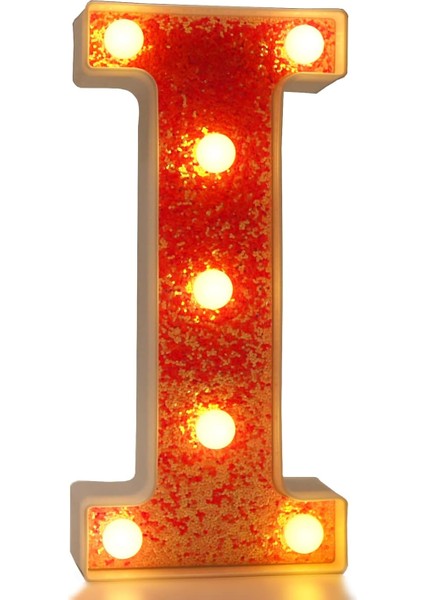 Pembe Parıltılı LED Alfabe Kayan Yazı Harfleri LED 26 Alfabe Işıklı Harfler Pille Çalışan LED Mektup Düğün Doğum Günü Noel Ev Bar Dekorasyonu Parti Gece Lambası (Pin I) (Yurt Dışından)
