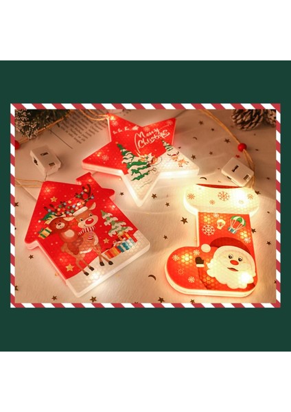 Noel Ağacı Dekoru LED Dize Işıklar Sıcak Beyaz Işık Su Geçirmez Yıldız Işıkları Akülü Yıldızlı Peri Dize Işıklar Yatak Odası Bahçe Için Noel Ağacı Düğün Partisi Başbakan (Yurt Dışından)