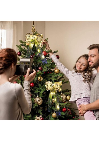 LED Şerit Noel Işıkları, Noel Ağacı Şerit Işıklar Peri Şeritler Dekorasyon 40 LED Kablolu Dize Işık Altın Pille Çalışan Kapalı Açık Su Geçirmez Parti Çar Için Çok Renkli (Yurt Dışından)