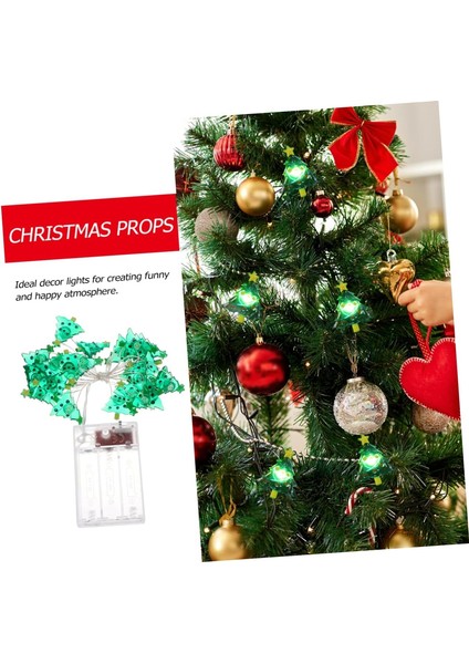 Dize Noel Dize Işıkları Plastik Pille Çalışan Peri Işıkları Dış Mekan Noel Işıkları (Yurt Dışından)
