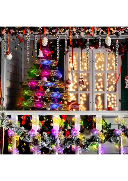 Ağaç Dekorasyonu Için Noel Şerit Işıkları 16.4ft 50 LED Işıklar Noel Ağacı Şeridi Noel Şeridi Peri Işıkları Akülü Bakır Tel Şerit Dize Işıkları (Güzel) (Yurt Dışından)
