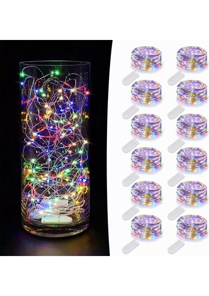 10 Paket LED Peri Işıkları, Pille Çalışan Dize Işıklar, 9.8ft 30 LED Ateşböceği Yıldızlı Ay Işıkları Düğün Parti Yatak Odası Mason Kavanoz Dekorasyon Için (Yurt Dışından)