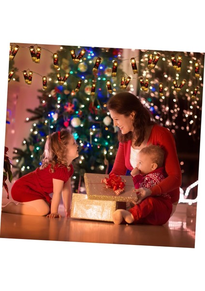 Dilek Şişesi Kırmızı Meyve Işık Dize LED Perde Işıkları Pencere Dize Işık Yıldızlı Dize Işıklar Dış Mekan Işık Dize USB Peri Işıklar Pil LED Noel Dize Lambası Kırmızı Hediye (Yurt Dışından)