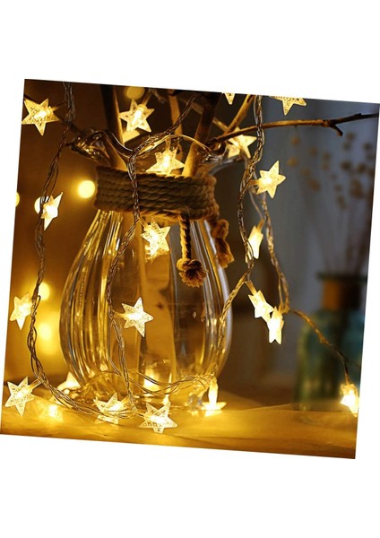 Adet LED Yıldız Işığı Dize Yıldız Şekilli Işık Noel Ağacı Dize Işıkları Peri Işıkları Noel Dize Işıkları Dış Mekan Dekor Dekorasyon Için Iç Mekan Işıkları Parti Dize Işık Pil (Yurt Dışından) fırsatları