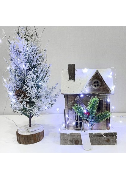 24 Paket Peri Işıkları Pille Çalışan Dize Işıklar, 3.3ft Simli Bakır Tel Üzerinde 10 Led. Çiçekler Hediye Kutusu Düğün Partisi Noel Dekorasyonu Için (24 Paket, Soğuk Beyaz) (Yurt Dışından)