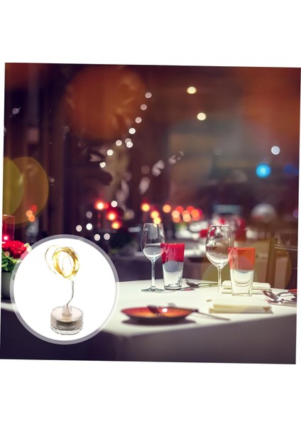 18 Adet Dize Mum Bakır Tel Işık Dize Bahçe Işıkları Tören Için Dekoratif Düğün Süslemeleri Mason Kavanozu Dekor LED Düğme Pil Işık Ağacı Peri Işıkları Balık Tankı Işık (Yurt Dışından) fırsatları