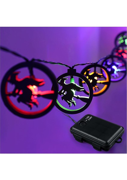 Cadılar Bayramı Işıkları, 8 Ft 20 Led'ler Yarasa Iskeleti Cadılar Bayramı Dize Işıkları Çim Bahçesi Için Dekoratif Cadılar Bayramı Işık Dize Süslemeleri, Pille Çalışan Cadılar Bayr (Yurt Dışından)