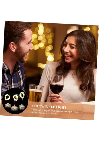 Adet Dize Mum Bakır Tel Işık Dize LED LED Işık Bakır Tel Dalış Lambası LED Düğme Pil Işığı Kavanoz Mumlar Noel Mumları Erik Pil Işık Tel Peri Işıkları (Yurt Dışından) modelleri