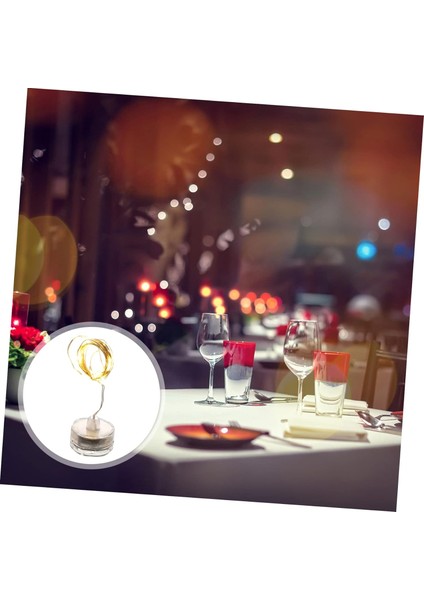 Adet Dize Mum Bakır Tel Işık Dize LED LED Işık Bakır Tel Dalış Lambası LED Düğme Pil Işığı Kavanoz Mumlar Noel Mumları Erik Pil Işık Tel Peri Işıkları (Yurt Dışından) fırsatları
