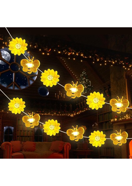 Takım Arı Işıkları Balarısı Peri Dize Işıklar, Arı Işıkları Dize Pille Çalışan, 10FT 30 LED Arı ve Ayçiçekleri Sınıf Partisi Doğum Günü Düğün Noel Için Dekoratif Işıklar (Yurt Dışından) fırsatları