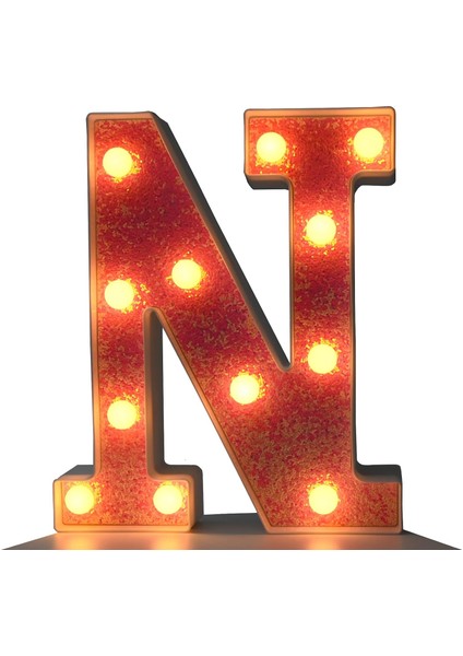 Pembe Parıltılı LED Alfabe Kayan Yazılı Harfler LED 26 Alfabe Işıklı Harfler Pille Çalışan LED Mektup Düğün Doğum Günü Noel Ev Bar Dekorasyonu Parti Gece Lambası (Pin N'si) (Yurt Dışından)