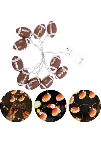 Futbol Peri Işıkları Futbol Dize Işıkları Pille Çalışan Rugby Dize Işık Spor Odası Dekor Işığı Erkekler Için Yatak Odası Veya Spor Teması Parti Futbol Sevgilisi Pilsiz 1.5 M (Yurt Dışından) fiyatları