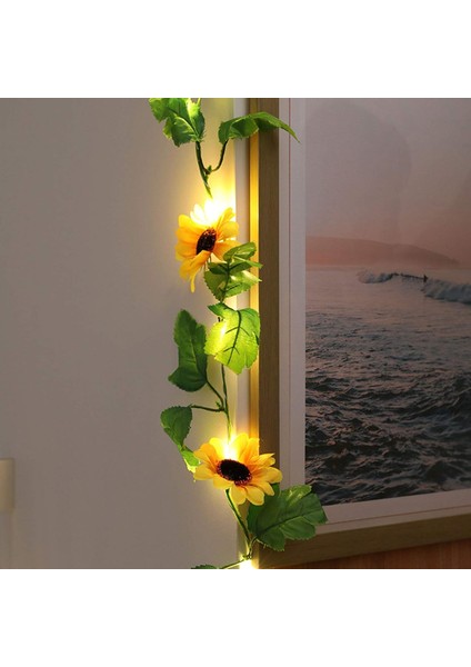 Paket Peri Işıkları LED Peri Işıkları Pille Çalışan Anneler Günü Çok Renkli Aşk Kalp 10 LED Dekoratif Dize Işıklar (I Ayçiçeği Lambası Sarı) (Yurt Dışından) modelleri