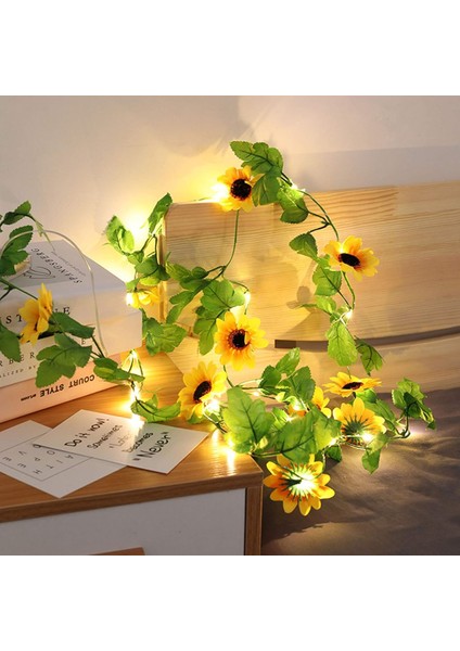 Paket Peri Işıkları LED Peri Işıkları Pille Çalışan Anneler Günü Çok Renkli Aşk Kalp 10 LED Dekoratif Dize Işıklar (I Ayçiçeği Lambası Sarı) (Yurt Dışından) fırsatları