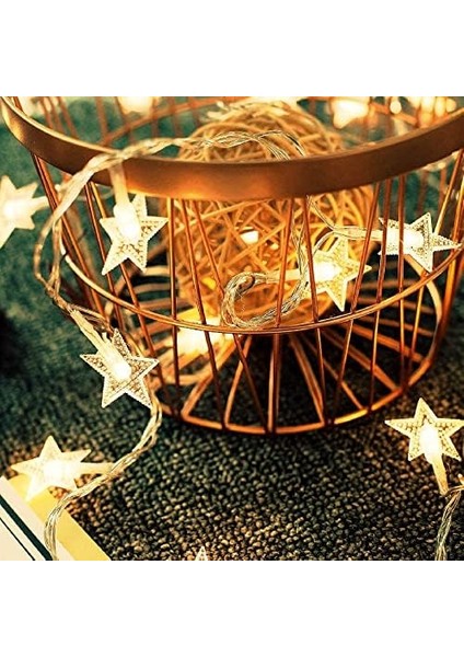 LED Yıldız Işığı Dize Pil USB Uzaktan Kumanda Tam Yıldız Cadılar Bayramı Dekoratif Işıklar Noel Tatil Odası Oda Düzenleme Işığı (10M 100 Lamba [plug-In Model + Uzaktan Kumanda], (Yurt Dışından)