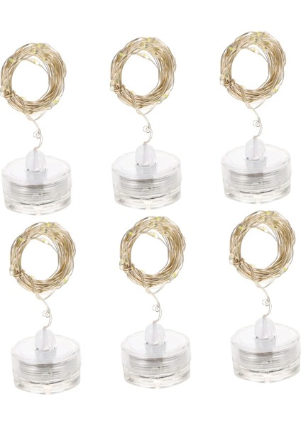 Adet Dize Mum Bakır Tel Işık Dize Erik Pil Işık Teli Peri Işıklar Pencere Perde Işıkları Peri Ateşböceği Işıkları LED Perde Işıkları Bahçe Lambası Bebek Plastik Noel (Yurt Dışından)