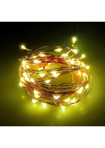 Peri Dize Işıklar 5 M 50 LED Su Geçirmez Bakır Tel Dize Işıklar Akülü Noel Düğün Parti Dekorasyon Için (Yurt Dışından)