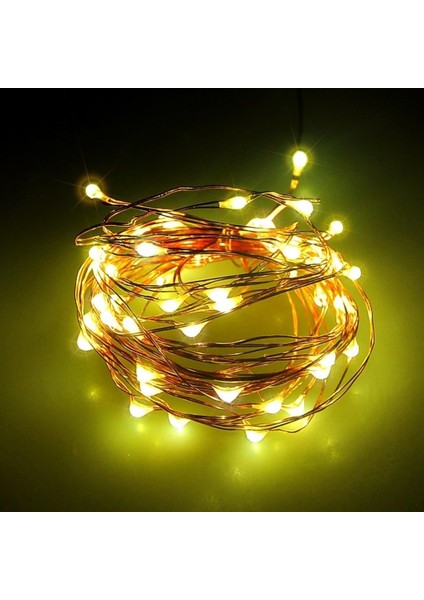Peri Dize Işıklar 5 M 50 LED Su Geçirmez Bakır Tel Dize Işıklar Akülü Noel Düğün Parti Dekorasyon Için (Yurt Dışından)