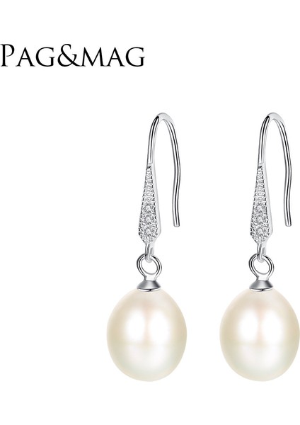 Gümüş Beyaz Pembe Tatlı Su Inci Damla Küpe (Yurt Dışından) fiyatları