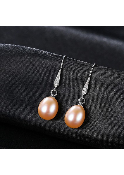 Gümüş Beyaz Pembe Tatlı Su Inci Damla Küpe (Yurt Dışından) fırsatları