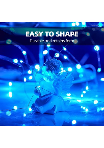 Pille Çalışan Dize Işıklar, 24 Paket 6.5ft 20 LED Mini Gümüş Tel Akülü Ateşböceği Peri Dize Işıklar Düğün Yatak Odası Festivali Parti Noel Masa Süslemeleri Için (B) (Yurt Dışından)