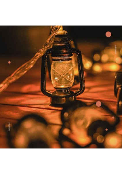 Mini Gazyağı Dize Işıklar, Akülü LED Siyah Fener Retro Su Geçirmez Plastik Gazyağı Lambası Kamp Yatak Odası Ramazan Dekor Için (3 M 20 Flaşlı Işıklar) (Yurt Dışından) modelleri