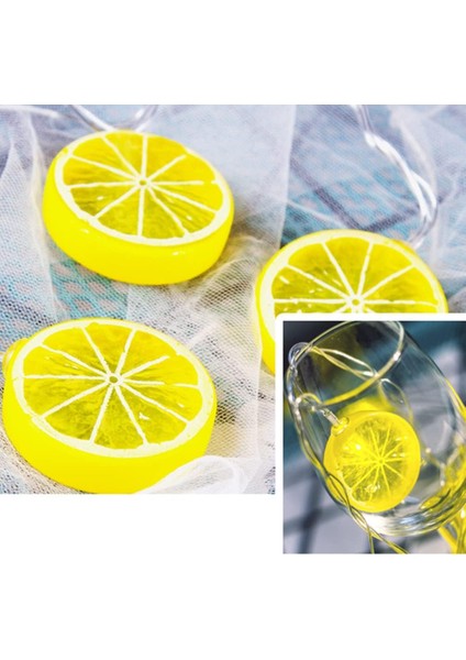 Paket Meyve Limon Dilimi Dize Işıklar, Düğün/ev/yatak Odası/parti/festival/veranda/noel Dekorasyonu Için Yanıp Sönen LED Sarı Limon Peri Işık Akülü Lamba (9.8ft/20 Led, (Yurt Dışından) modelleri