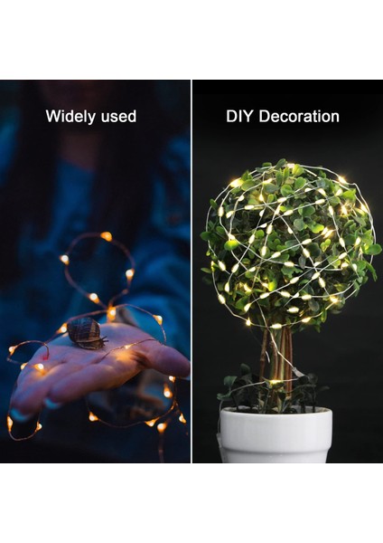 Paket Peri Işıkları Pille Çalışan Peri Işık LED Yıldızlı Dize Işıklar 3.3ft 10 Led, 2 Adet CR2032 Piller Dahil, Düğün Merkezinde Çalışmak, Parti, Noel Masa Dekoru (Çoklu) (Yurt Dışından)