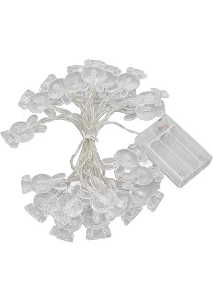 Dize Işıklar Tatil LED Hollow Moda Dekorasyon Sevimli Şekilli Peri Noel Yatak Odası Odası Için Pil Işıkları Abs Dekore Edilmiş Süs Iç Mekan Dize Işıkları (Yurt Dışından)