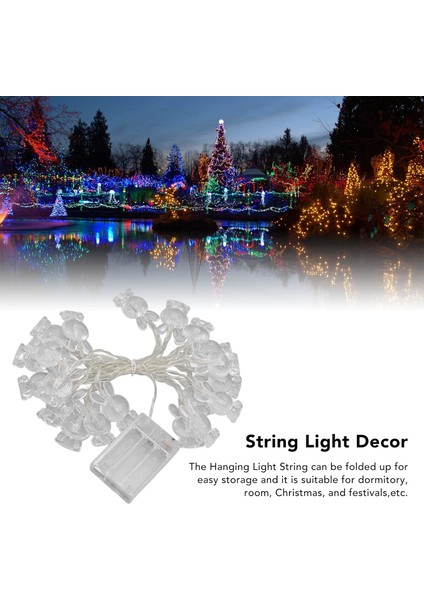 Dize Işıklar Tatil LED Hollow Moda Dekorasyon Sevimli Şekilli Peri Noel Yatak Odası Odası Için Pil Işıkları Abs Dekore Edilmiş Süs Iç Mekan Dize Işıkları (Yurt Dışından) fırsatları