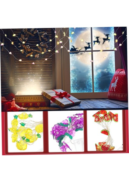 3 Adet Dize Noel Dize Işıklar Hawaii Meyve Dize Işık Süsleri Dize Lambalar Noel Süsleri Yemek Masası Dekor Pil Dize Işıklar Ev Dekorasyon Işık Süsleme (Yurt Dışından) fiyatları