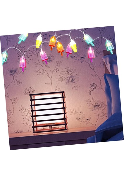 Dize LED Dondurma Buzlu Şeker Işık Dize Pil Işıkları Dize Iç Dekor Dondurma Dekoru Plastik Tatil Işıkları Olmadan LED Işık Dize Noel Dekoru LED Dekor (Yurt Dışından)