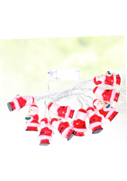 Adet 10 LED Işık Dize Noel Baba Dize Işık Noel Peri Işıklar Noel Pırıltı Işık Noel Için Dekoratif Lamba Pil Kutusu Işık Dize Noel Dize Lambası Banner (Yurt Dışından)