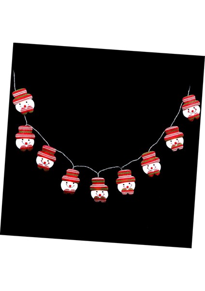 Adet Işık Direği Ateş Böceği Işıkları Kardan Adam Peri Işıkları Düğün Partisi Yıldızlı Aydınlatma Noel Peri Işıkları Pille Çalışan Tatil Peri Işığı Noel Dekoru LED Flanel Noel Ağac (Yurt Dışından)