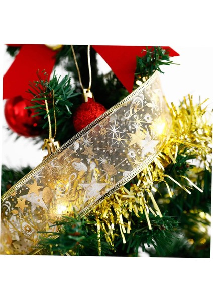 2 Adet Dize Aydınlık Şerit Kolye Noel Ağacı Için LED Işıklar Pille Çalışan Noel Peri Işığı Renkli Şerit Glow Flamalar Noel Şerit Işığı Noel Beyaz Şerit Işığı Pvc (Yurt Dışından)