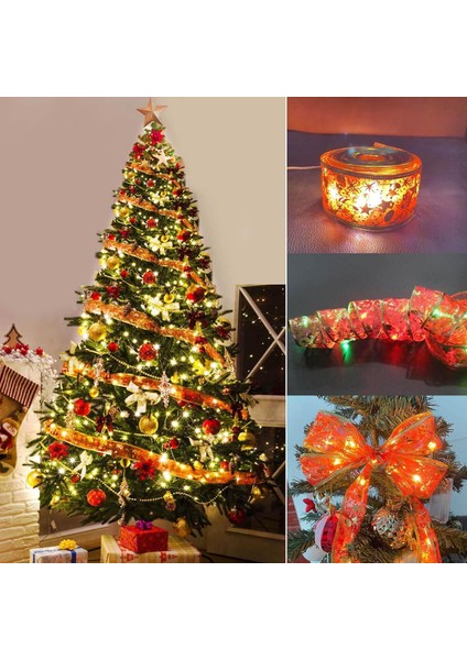 Altın Noel Şerit Peri Işıkları, Işıklar Pille Çalışan Bakır Peri Dizeleri Işıklar, Düğünler Için Şerit Yay Işıkları Yeni Yıl Noel Ağacı Süslemeleri (16.4ft-Sıcak Işık, 1 Adet) (Yurt Dışından) fırsatları
