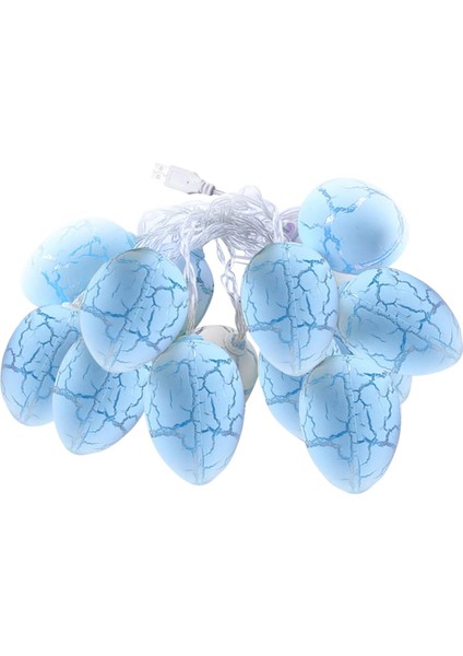 Yedek Noel Ampulleri Dize Parti Paskalya Lambaları Tel Dekor Kumandalı Ev USB Pil Işığı Yumurta Işıkları Ev Dekor Strand Noel Işıkları Kısa (Yurt Dışından)