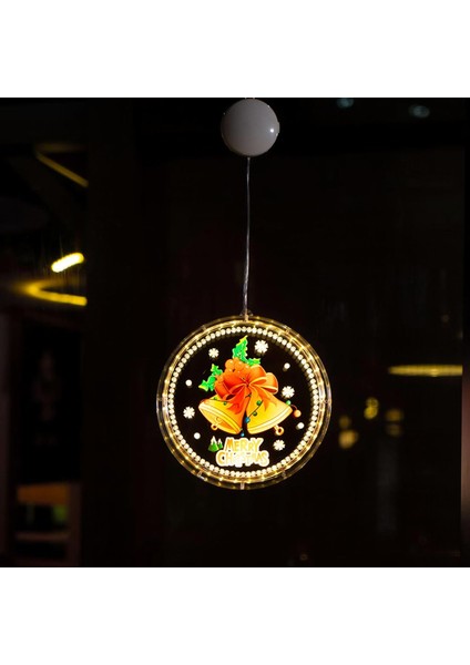 Noel Işıkları, Noel Pencere Işıkları Kapalı, Pille Çalışan Noel Odası Dekorasyon Işıkları, Vantuzlu Asılı Noel Pencere Işıkları, Noel Için, Odalar, Pencere (Yurt Dışından)